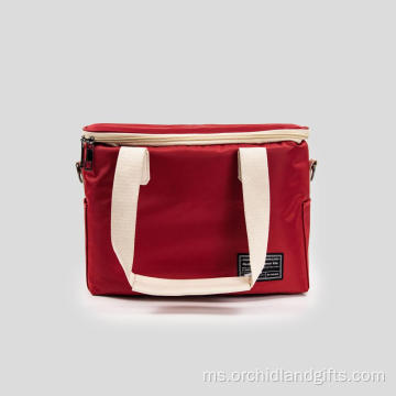 Beg sejuk kapasiti besar merah